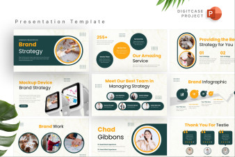 Minimalist Brand Strategy PowerPoint Template